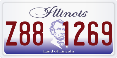 IL license plate Z881269