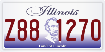 IL license plate Z881270