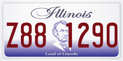 IL license plate Z881290