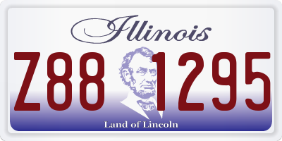 IL license plate Z881295