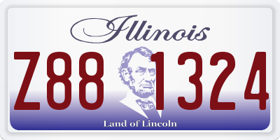 IL license plate Z881324
