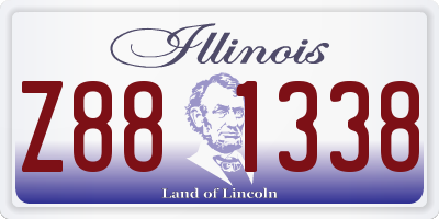 IL license plate Z881338