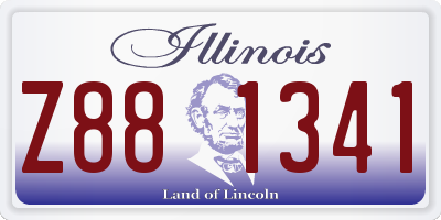 IL license plate Z881341