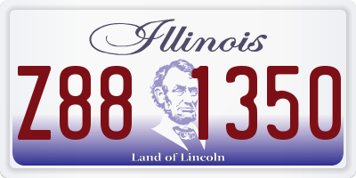 IL license plate Z881350