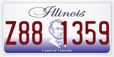 IL license plate Z881359