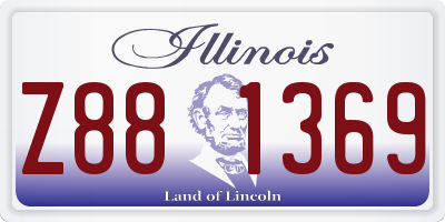 IL license plate Z881369
