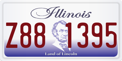 IL license plate Z881395