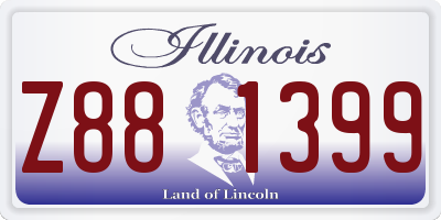 IL license plate Z881399
