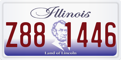 IL license plate Z881446