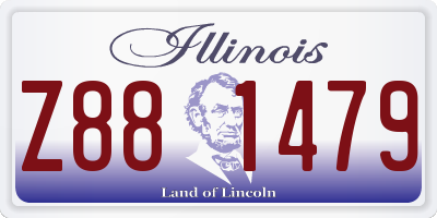 IL license plate Z881479