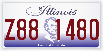IL license plate Z881480