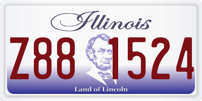 IL license plate Z881524