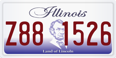 IL license plate Z881526