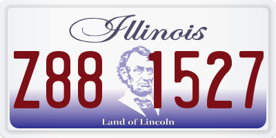 IL license plate Z881527