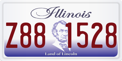 IL license plate Z881528