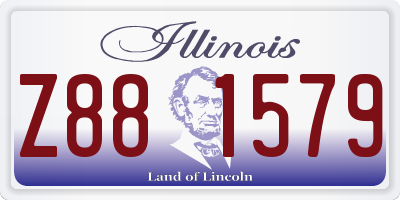 IL license plate Z881579