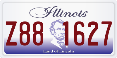 IL license plate Z881627