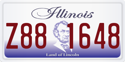IL license plate Z881648