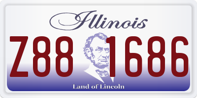 IL license plate Z881686