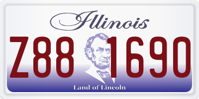 IL license plate Z881690