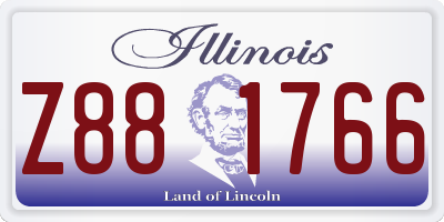 IL license plate Z881766