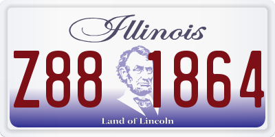 IL license plate Z881864