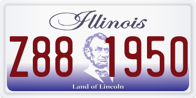 IL license plate Z881950