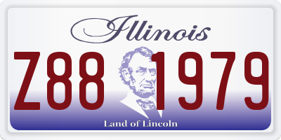 IL license plate Z881979