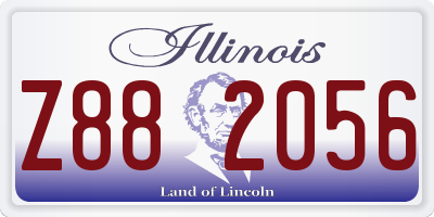 IL license plate Z882056