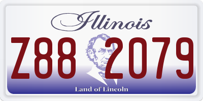 IL license plate Z882079