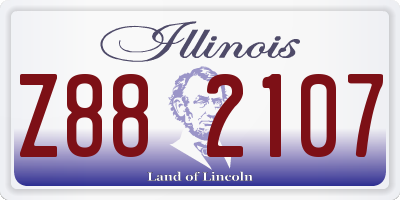 IL license plate Z882107