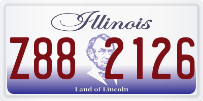 IL license plate Z882126
