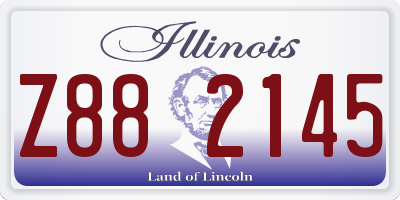 IL license plate Z882145