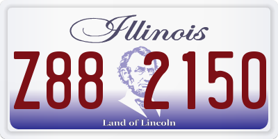 IL license plate Z882150