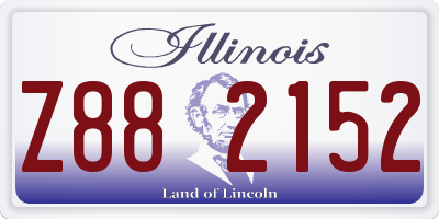 IL license plate Z882152