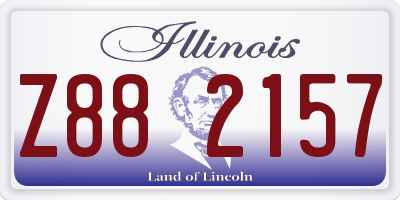 IL license plate Z882157
