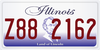 IL license plate Z882162