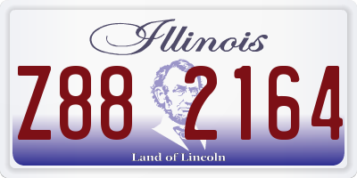 IL license plate Z882164