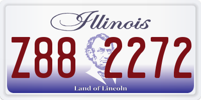 IL license plate Z882272