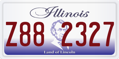 IL license plate Z882327