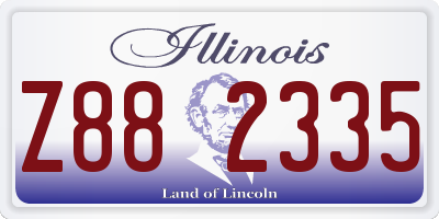 IL license plate Z882335