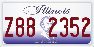 IL license plate Z882352