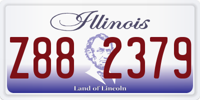 IL license plate Z882379
