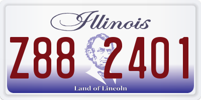 IL license plate Z882401
