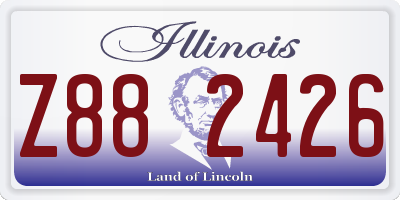 IL license plate Z882426