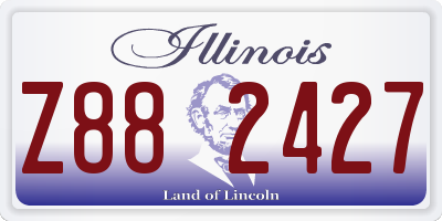IL license plate Z882427