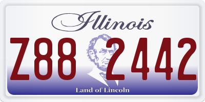 IL license plate Z882442