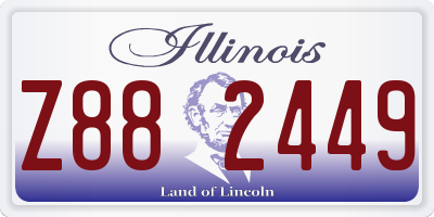 IL license plate Z882449