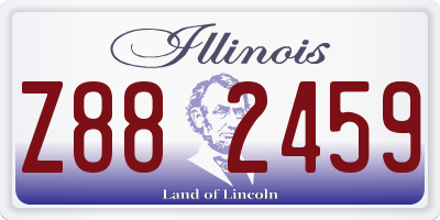 IL license plate Z882459