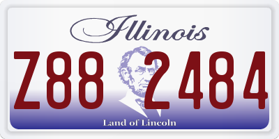 IL license plate Z882484